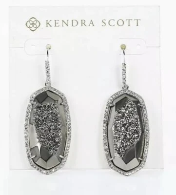 Pendientes colgantes KENDRA SCOTT Ellen Drusy 2" gota 3/4 ancho alambre francés W1052 Foto 1 de 2