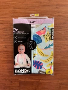 Bonds Baby Monkey Jungle Blue Zip Wondersuit Size 2 BNIP - Picture 1 of 1