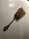 Vintage 1950’s Brass Guilded Nylon Hair Brush - Made In England