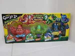 HEROES OF GOO JIT ZU CHOMP ATTACK Mega 3 Pack Tyro Tritops Verapz NEW - Picture 1 of 5