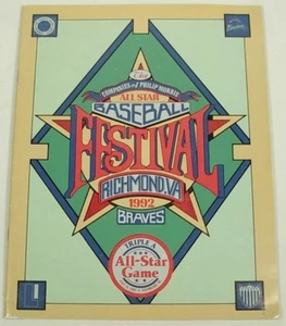 1992 TRIPLE A ALL-STAR GAME BASEBALL POGRAM BERNIE WILLIAMS - Picture 1 of 4