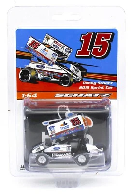 Coche Sprint 1:64 Round2 *DONNY SCHATZ* TOCO blanco y negro #15 *NUEVO EN PAQUETE* Foto 1 de 2