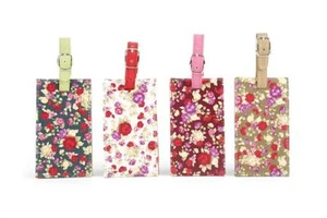 Ditsy Floral Luggage Tag / Bag Tag - 4 Colours to Choose from Brand New - Picture 1 of 2