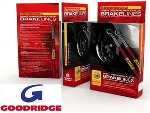 Edelstahlflex Bremsschläuche Vauxhall (Opel) Corsa B 93-00 alle Modelle Goodridge - Bild 1 von 1