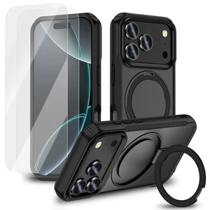 Für iPhone 17 Pro Max 6,9" Magsafe Kickstand Case mit 2 Displayschutzfolien - Bild 1 von 39