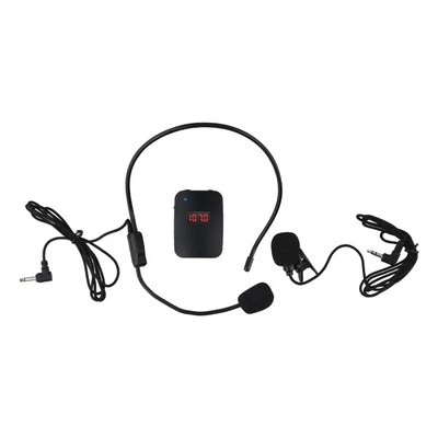 1 Set F��r Vortrag Mikrofonsender Am Kopf Montiertes Mikrofon Kabelloses Headset - Bild 1 von 4