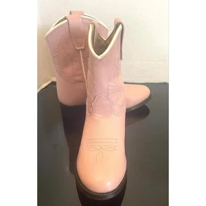 Masterson Boot Co. Lil Niñas Cuero Rosa Botas de Vaquero Talla 6.5 RB2002 - Imagen 1 de 13