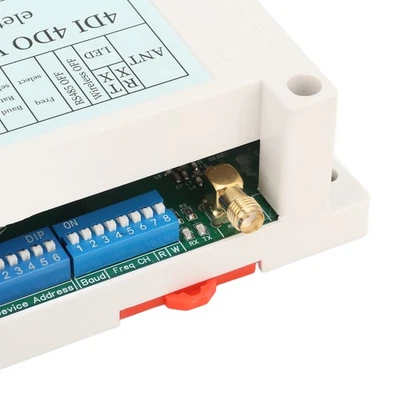 (24V) 4 Channel RS485 Relay Module With 4DI 4DO Transmitter Including For - Image 1 of 4