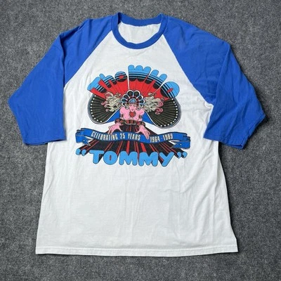 Camiseta De Colección 2000 The Who Tommy Raglan Camiseta Rock Roll Band Camiseta Foto 1 de 4