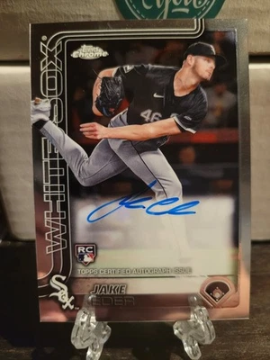 2025 Topps Chrome Jake Eder RC Auto - Image 1 of 2