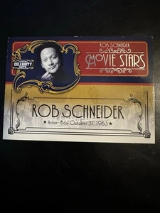 2008 Donruss Americana Celebrity Cuts Movie Stars #MS-RS ROB SCHNEIDER /200 - Bild 1 von 2