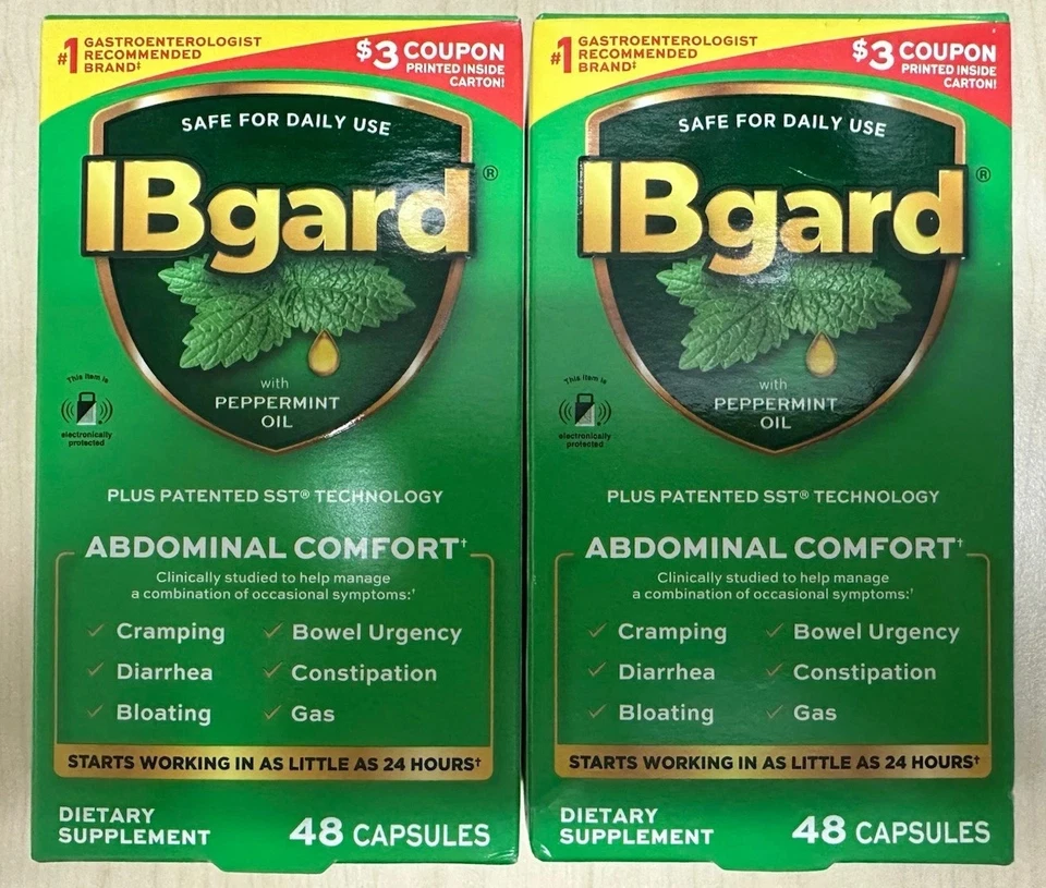 PACK 2 IBgard Suplemento Confort Abdominal Ayuda con Hinchazón, 48CT CADUCIDAD 02/2026+ Foto 1 de 1
