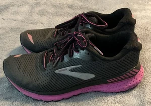 Zapatos deportivos Brooks Adrenaline GTSXX negros y morados para mujer talla 9” - Imagen 1 de 24