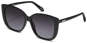 Quay Ever After Women's Matte Black Butterfly Sunglasses - QW-000579 - Picture 1 of 3