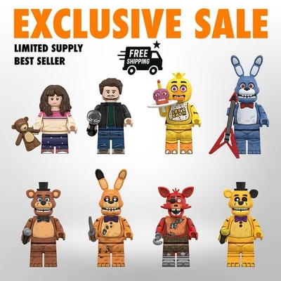 Paquete de 8 Five Nights At Freddy's FNAF - MEJOR OFERTA - LEER DESCRIPCIÓN Foto 1 de 4