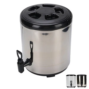 6L Insulated Beverage Dispenser 304 Stainless Steel Portable Hot And Cold US - Picture 1 of 30