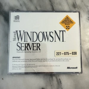NEW Microsoft Windows NT Server Workstation V3.5 Operating System CD-ROM - Picture 1 of 2