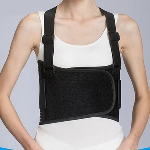 Tutore pettorale supporto toracico L elastico regolabile protezione cintura toracica - Foto 1 di 12