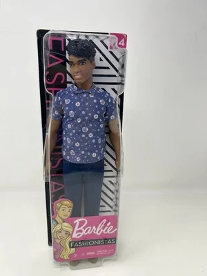 Barbie Fashionistas 114 FXL61 African American Brown Skin Doll - Image 1 of 4