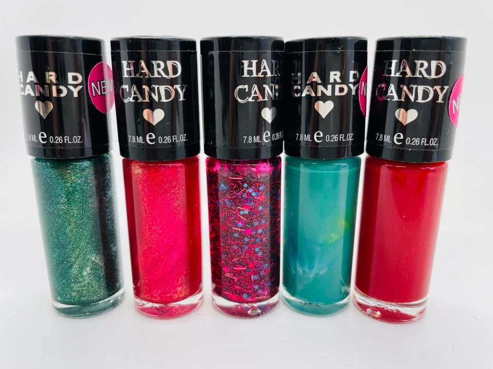 Buy2get1free Hard Candy Nail Polish Gummy Green 664 Glitter Nails MINT Silver