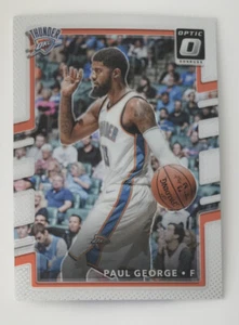 2017-18 Panini Donruss Optic NBA Paul George Oklahoma City Thunder Base #102! - Imagen 1 de 2