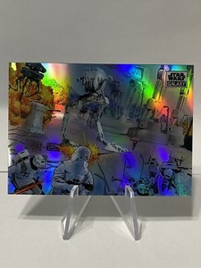 The Battle of Hoth 2021 Topps Chrome Star Wars Galaxy Refractor Card #60