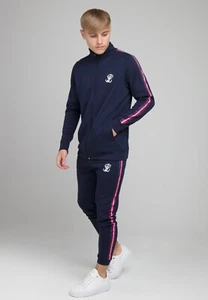 Illusive London Juniors Neon Light Funnel Neck Track Top Navy 13-14 Years - Picture 1 of 4