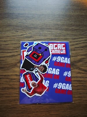 *NEU* 9GAG Ninegag Sticker Paket Aufkleber Gamescom Goodie Merchandise - Bild 1 von 2