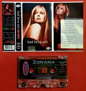 ZORANA KAD ZENA VOLI YUGOSLAVIA SERBIA CROATIA BOSNIA MONTENEGRO CASSETTE TAPE - Picture 1 of 2