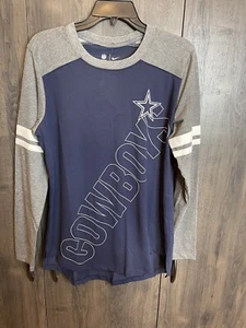 Nike NFL Dallas Cowboys Camiseta Raglán Adulto Mediana Azul Estilo Raglán Nueva con Etiquetas - Imagen 1 de 7