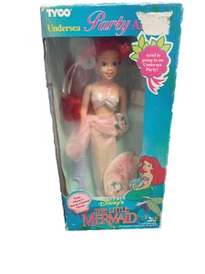 1991 Tyco Disney The Little Mermaid Undersea Party Ariel Doll No.1807 - Picture 1 of 10