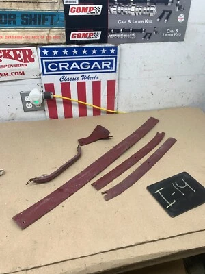 Lote de molduras de techo AMC AMX SST 1971 1972 1973 1974 interior jabalina rojo granate Foto 1 de 4