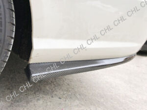 Carbon Fiber Rear Splitter Lip For 10-13 M-BENZ W212 E-Class Sedan w/ AMG bumper