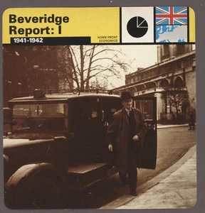 Beveridge Report: I  Edito Service Card Second World War II Economics - Picture 1 of 1