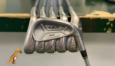 Used RH Adams Idea a4R Iron Set 5-Gap Wedge Regular Flex Steel *No P Wedge - Image 1 of 4