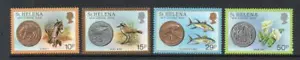 ST HELENA POSTFRISCH 1984 SG442-445 NEUE MÜNZEN - Bild 1 von 1