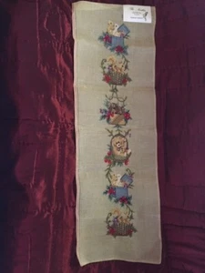 pre worked needlepoint canvas bellpull 38 x 12 - Picture 1 of 2