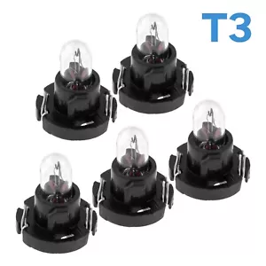 5pcs 12V T3 Bulb Halogen Gauge Dashboard Instrument Panel Globe Interior Light - Picture 1 of 4