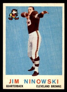 1959 Topps Football #125 Jim Ninowski EX/MT *d2