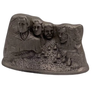 Pewter Mount Mt Rushmore Vtg Miniature Metal American Collectors Guild 1987 - Picture 1 of 6