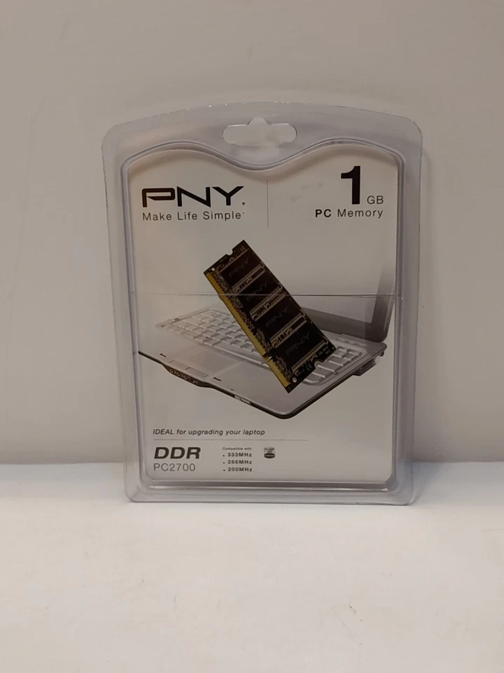 PNY 1 GB PC Memory DDR PC2700 - Image 1 of 4