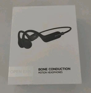 Auriculares inalámbricos de movimiento de conducción ósea de oído abierto negros Bluetooth ¡sellados! - Imagen 1 de 1