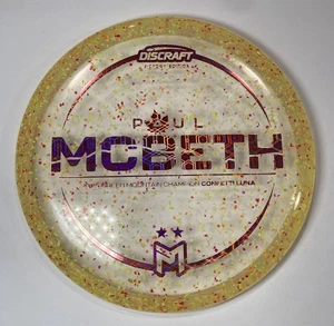 Discraft 💎 Confetti Z Luna - Victory Edition Paul McBeth 2025 GMC 173-174 💎 - Picture 1 of 6