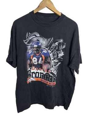 Vintage 90’s Denver Broncos NFL Shannon Sharpe Football 1999 T Shirt Size XL - Image 1 of 4