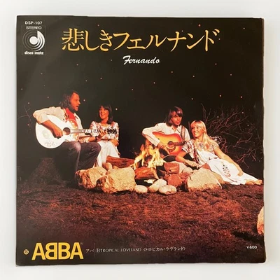 ABBA -Fernando- Rare Original 1st Pressing Japanese 7" + Picture (Vinyl)slt warp - Image 1 of 4