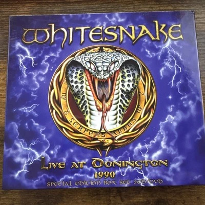 Whitesnake Live at Donington 1990 Deluxe 2CD/DVD 2011 Frontiers Import OOP RARE - Image 1 of 4