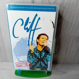 CLIFF RICHARD WORLD TOUR 2003 VHS TAPE - RARE RETRO MOVIE - NEW SEALED - Picture 1 of 6