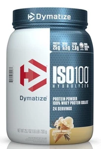 ISO100® Hydrolyzed, 100% Whey Protein Isolate, Gourmet Vanilla, 1.6 lb (730 g) - Picture 1 of 3