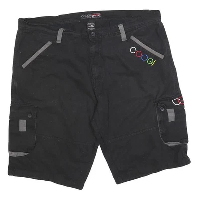 COOGI Herren Shorts Schwarz Freizeit Cargo 2XL W44 Baumwollmischung Bestickt - Bild 1 von 4