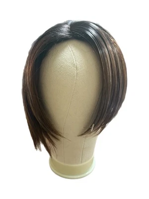 Synthetic Mix Brown Short, Bob Wig ￼ Halloween Costume￼ - Image 1 of 4